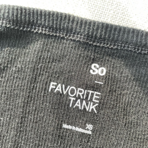 Black Tank Top - Picture 3 of 3